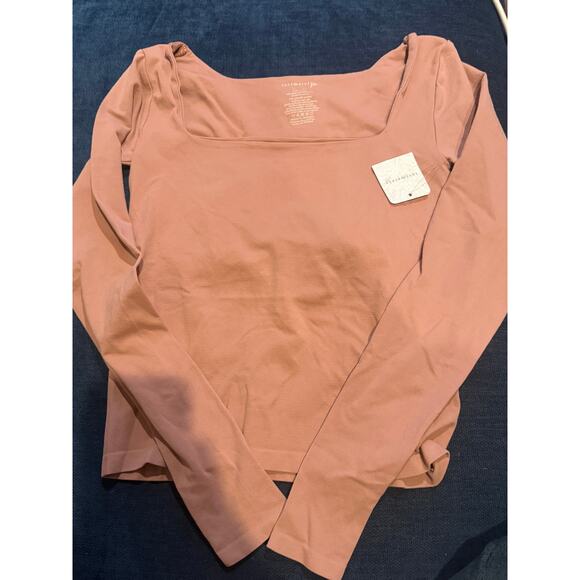 (M/L) $50 Free People Clean Lines Top‎ Withered Rose - Picture 7 of 7